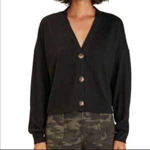 NWT Social Standard by Sanctuary Ladies Daytripper Cardigan L 10 Black